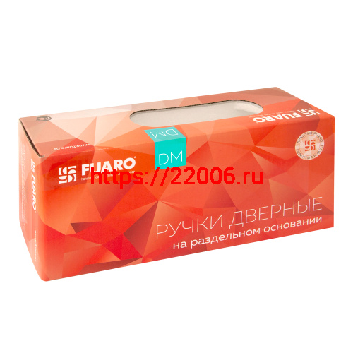 Ручка Fuaro (Фуаро) раздельная K.DM51.FLOW (FLOW DM) CP-8 хром фото 2