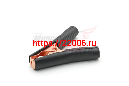 Зажим "крокодил" 90мм (черный) Зажим "крокодил" 90мм (черный)