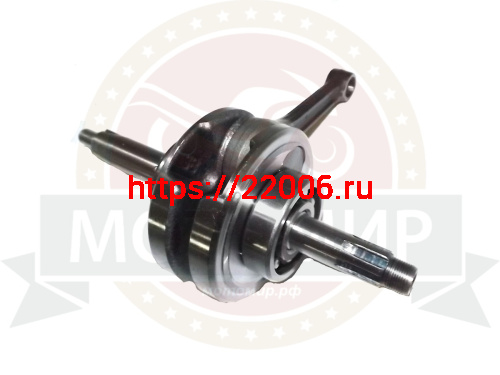 Коленвал Zodiak 90 (Delta, Альфа, 90сс) палец13мм., в сборе с подш.