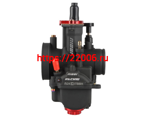 Карбюратор NIBBI Racing PWK24 (YJ), реком.двиг. 50-125 см3 (вход/выход 24 и 50 мм) Карбюратор NIBBI Racing PWK24 (YJ), реком.двиг. 50-125 см3 (вход/выход 24 и 50 мм)