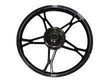 Обод 17" задний литой, барабан. тормоз 1,6-17  Альфа, VORTEX CITY серебристый (5 С-луч) (НАБОР)