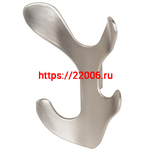 Крючок Ajax (Аякс) настенный MB-LM/K-005 SN матовый никель Крючок Ajax (Аякс) настенный MB-LM/K-005 SN матовый никель