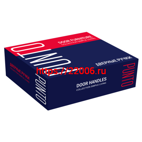 Ручка Punto (Пунто) раздельная K.QR52.PLUTON (PLUTON QR) GR/CP-23 графит/хром фото 2