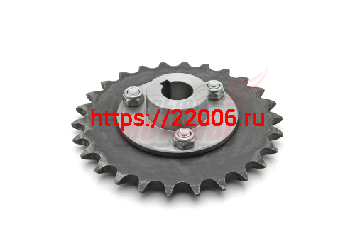 Звезда z=26 шаг 15,875 (посадка на вал 20мм) со сменной ступицей Звезда z=26 шаг 15,875 (посадка на вал 20мм) со сменной ступицей