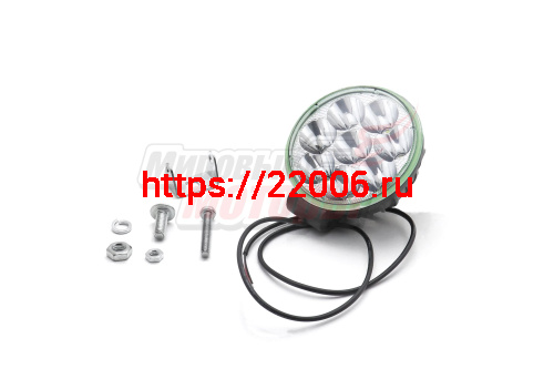 Фара светодиодная круглая с кронштейном диаметр 8,5 см,12V-80V,8 SMD (1шт) Фара светодиодная круглая с кронштейном диаметр 8,5 см,12V-80V,8 SMD (1шт)