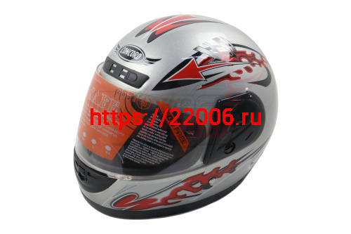 Шлем CONCORD XZF03 серебристый "S,M,L,XL,XXL" (интеграл) Шлем CONCORD XZF03 серебристый "S,M,L,XL,XXL" (интеграл)