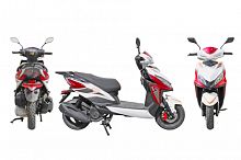 Скутер CITY (реплика Honda DIO RX) 49сс черный (150)(10,8л.с., обод 10", тормоза: диск.перед/бараб зад.)
