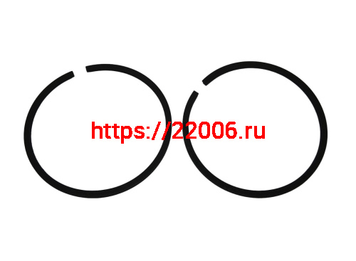 Кольца поршневые F100 50 мм ("Газуля") (компл.- 2 шт)