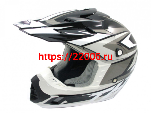 Мотошлем THH TX-12 №20 black/silver (L) детский Мотошлем THH TX-12 №20 black/silver (L) детский