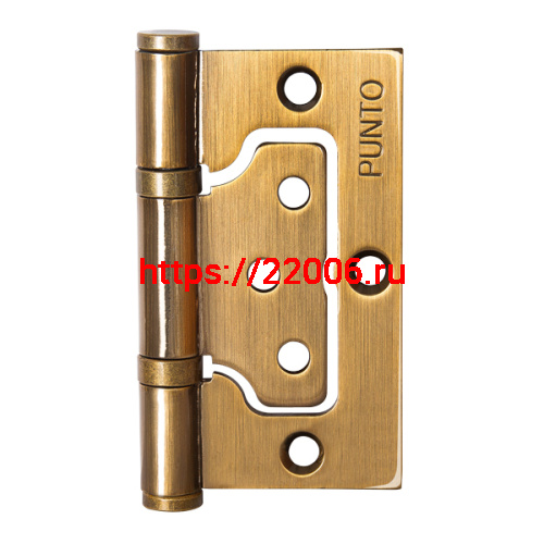 Петля Punto (Пунто) универсальная без врезки IN3200W CFB (200-2B 75x2,5) кофе глянец Петля Punto (Пунто) универсальная без врезки IN3200W CFB (200-2B 75x2,5) кофе глянец