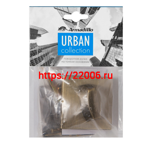 Ручка Armadillo (Армадилло) поворотная BK6.K.USS52 (WC-BOLT BK6 USS) AB-7 бронза фото 3 Ручка Armadillo (Армадилло) поворотная BK6.K.USS52 (WC-BOLT BK6 USS) AB-7 бронза фото 3
