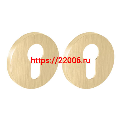 Накладка Fuaro (Фуаро) на цилиндр ET.R.SLR52 SSG-39 сатинированное золото Накладка Fuaro (Фуаро) на цилиндр ET.R.SLR52 SSG-39 сатинированное золото