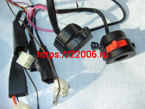 Переключатель руля Иж старого образца с проводами Переключатель руля Иж старого образца с проводами