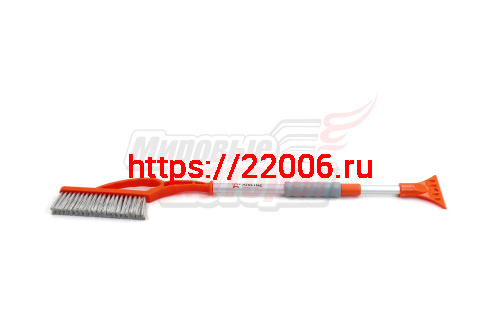 Щетка для снега со скребком "AIRLINE" (85-100 см.) телескоп.рукоятка с распушенной щетиной Щетка для снега со скребком "AIRLINE" (85-100 см.) телескоп.рукоятка с распушенной щетиной