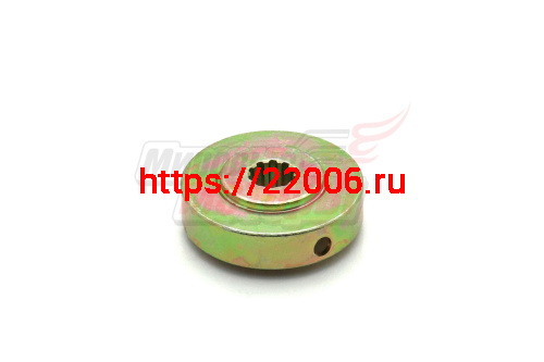 Шайба шлицевая нижн. редуктора мотокосы (10 шлицов) Шайба шлицевая нижн. редуктора мотокосы (10 шлицов)