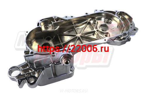 Картер левый 4T 139QMB R10" хром фото 3 Картер левый 4T 139QMB R10" хром фото 3