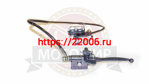 Гидравлика передняя в сборе Fighter125 (тормоз в сборе) посадочные 51 мм (L-1100mm, 2 поршня) фото 2 Гидравлика передняя в сборе Fighter125 (тормоз в сборе) посадочные 51 мм (L-1100mm, 2 поршня) фото 2