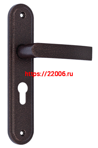 Ручка дверная Mettem (Меттэм) для ЗВ4 НР0901 (плоская) медный антик Ручка дверная Mettem (Меттэм) для ЗВ4 НР0901 (плоская) медный антик