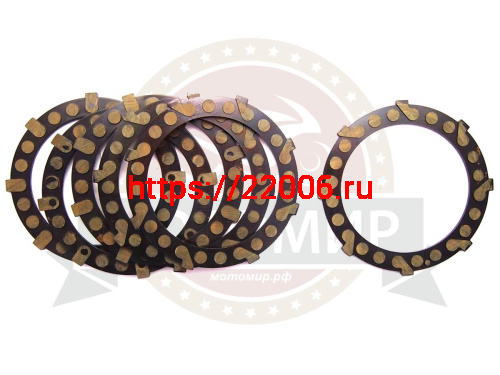 Диск сцепления Иж ферридо в упаковке (комплект 6 шт.) (в кор 100 шт) Импорт Диск сцепления Иж ферридо в упаковке (комплект 6 шт.) (в кор 100 шт) Импорт