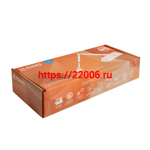 Доводчик Fuaro (Фуаро) дверной DC20-4/TS-68 Hold Open AL до 85 кг (алюминий) фото 2
