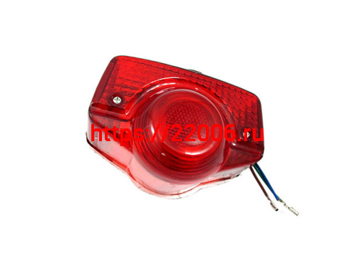 Фонарь задний стоп в сборе мопед Альфа, Орион без кронштейна Фонарь задний стоп в сборе мопед Альфа, Орион без кронштейна