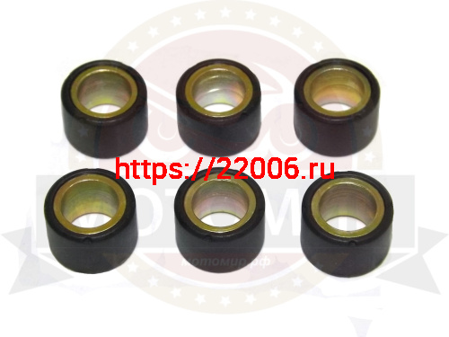 Ролик вариатора (компл 6 шт.) 18х14  10,5 гр. GY6-125/150, Динго T150, ATV150