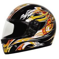 Мотошлем THH TS-38 №3 black/yellow (L)