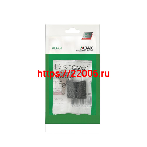 Замок Ajax (Аякс) навесной PD-0125 (PD-01-25) 2 key англ. фото 2 Замок Ajax (Аякс) навесной PD-0125 (PD-01-25) 2 key англ. фото 2