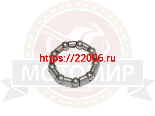 Подшипник вело кареточного узла большой, 9 шариков, 15/64" (6мм), D-35мм, JK 6514 шариковый Подшипник вело кареточного узла большой, 9 шариков, 15/64" (6мм), D-35мм, JK 6514 шариковый