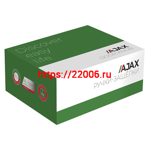 Ручка Ajax (Аякс) защелка DK610 BL-BK (6010 BL-B) (фик.) черный фото 2