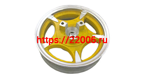 Диск колеса 10" задний, литой, дисковый тормоз 2.50-10 50-80сс Диск колеса 10" задний, литой, дисковый тормоз 2.50-10 50-80сс