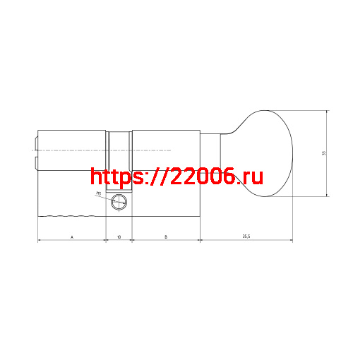 Цилиндровый механизм Kale kilit (Кале килит) с вертушкой 164 BM/72 (30+10+32) mm никель 5 кл. фото 5 Цилиндровый механизм Kale kilit (Кале килит) с вертушкой 164 BM/72 (30+10+32) mm никель 5 кл. фото 5