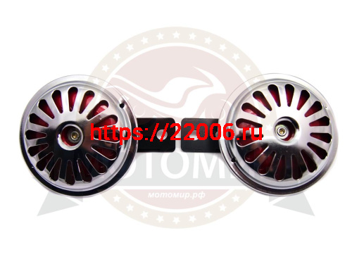 Сигнал звуковой 12В решетка Хром (пара) Импорт (кол-во в упак. 50 пар) Сигнал звуковой 12В решетка Хром (пара) Импорт (кол-во в упак. 50 пар)