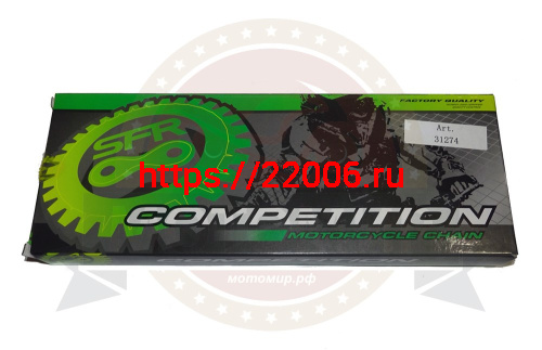 Цепь SFR (520) SFR -104 зв. приводная (Иж), ПР15.875-23-1, цветная коробочка фото 2 Цепь SFR (520) SFR -104 зв. приводная (Иж), ПР15.875-23-1, цветная коробочка фото 2