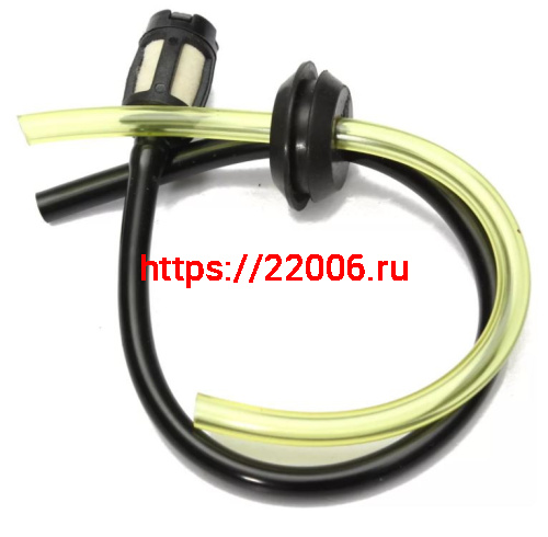 Уплотнитель топливных шлангов для бензобаков триммера с объемом двигателя 26-52 см3 (на 2 отверстия)