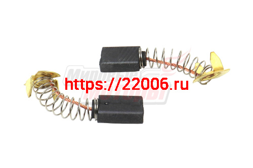 Щетки (№611) Макита (5х11х15) Пружина,пятак-уши,отстрел 1 (МАКИТА СВ-308)
