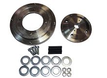 Переходник для установки на Агрос дв. LIFAN 8-9 л.с., посадка (4 отв. х 80 мм, цент. отв. 90 мм.)