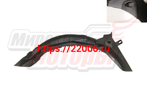 Крыло заднее YBR125 (3D9-F1611-10, для моделей с 2009 г.в.,отверстие под поворотник "капелькой") Крыло заднее YBR125 (3D9-F1611-10, для моделей с 2009 г.в.,отверстие под поворотник "капелькой")