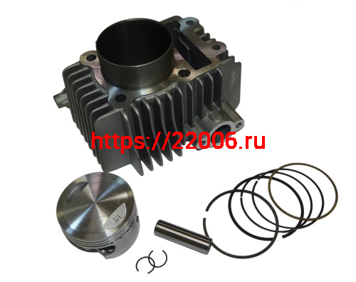 Цилиндр в сборе 1P60FMK KAYO YX150/160см3 60 мм (цилиндр+поршень+палец 13мм+кольца), без прокладок Цилиндр в сборе 1P60FMK KAYO YX150/160см3 60 мм (цилиндр+поршень+палец 13мм+кольца), без прокладок