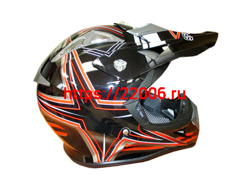 Мотошлем SAFEBET HF-116 (cross) black Q158-R (M) Мотошлем SAFEBET HF-116 (cross) black Q158-R (M)