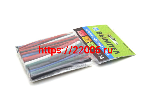 Набор термоусадочных трубок Вымпел ТУТ-35 (цветные, 35шт) Набор термоусадочных трубок Вымпел ТУТ-35 (цветные, 35шт)