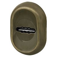 Накладка Fuaro (Фуаро) на сувальдный замок ESC.S-auto/CRE/OV.13 (ESC-13S) с авт. шторками AB зелёная бронза