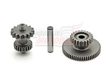 Шестерни электростартера 166FMM YX (CB250)