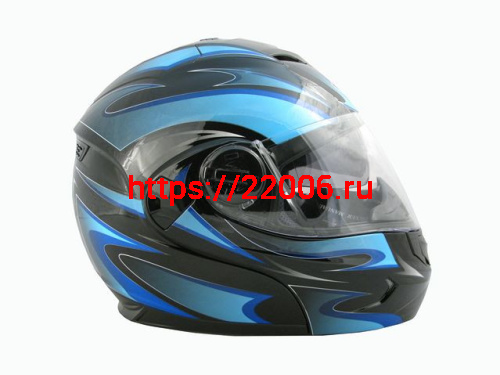 Мотошлем THH T-797 №2 black/blue (L) Мотошлем THH T-797 №2 black/blue (L)
