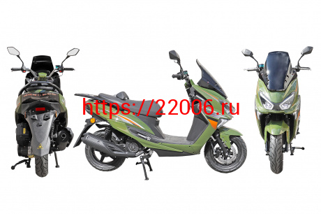 Скутер GALAXY 49сс зеленый (150)(10,8л.с., колеса перед12/зад.12, тормоза: диск.перед/бараб зад.) Скутер GALAXY 49сс зеленый (150)(10,8л.с., колеса перед12/зад.12, тормоза: диск.перед/бараб зад.)