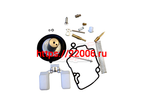 Ремкомплект карбюратора 4х такт. GY6-50 (139 QMB) с МЕМБРАНОЙ d=16 (16 позиций) Ремкомплект карбюратора 4х такт. GY6-50 (139 QMB) с МЕМБРАНОЙ d=16 (16 позиций)