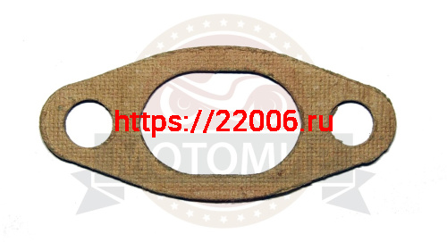 Прокладка впускного патрубка "Газуля" F50/80 межосевое 40 мм.