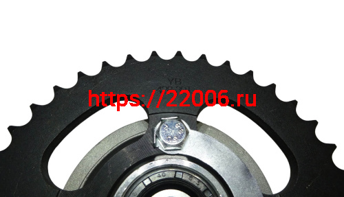 Звезда 39 зуб. (428) (d54mm - 4 x 49mm) цепи задняя Альфа в сборе с основанием фото 3 Звезда 39 зуб. (428) (d54mm - 4 x 49mm) цепи задняя Альфа в сборе с основанием фото 3