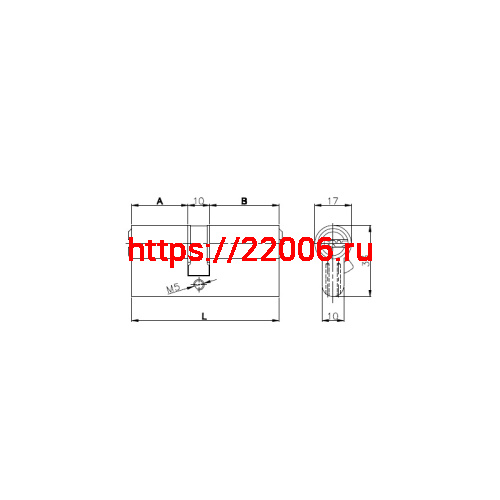 Цилиндровый Kale kilit (Кале килит) механизм 164 SN/80 (30+10+40) mm латунь 5 кл. фото 2 Цилиндровый Kale kilit (Кале килит) механизм 164 SN/80 (30+10+40) mm латунь 5 кл. фото 2