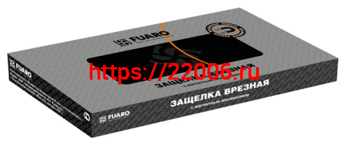 Замок межкомнатный Fuaro (Фуаро) под цилиндр MAGNET M85C-50 CP (хром) фото 2